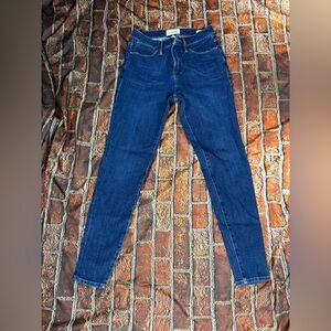 Frame Denim Women's Deep Blue Skinny Jeans